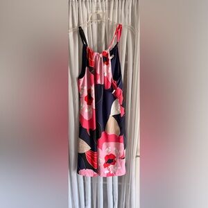 Tina Turk Rancho Floral Print Halter Dress Narcissus XS $278 Dress